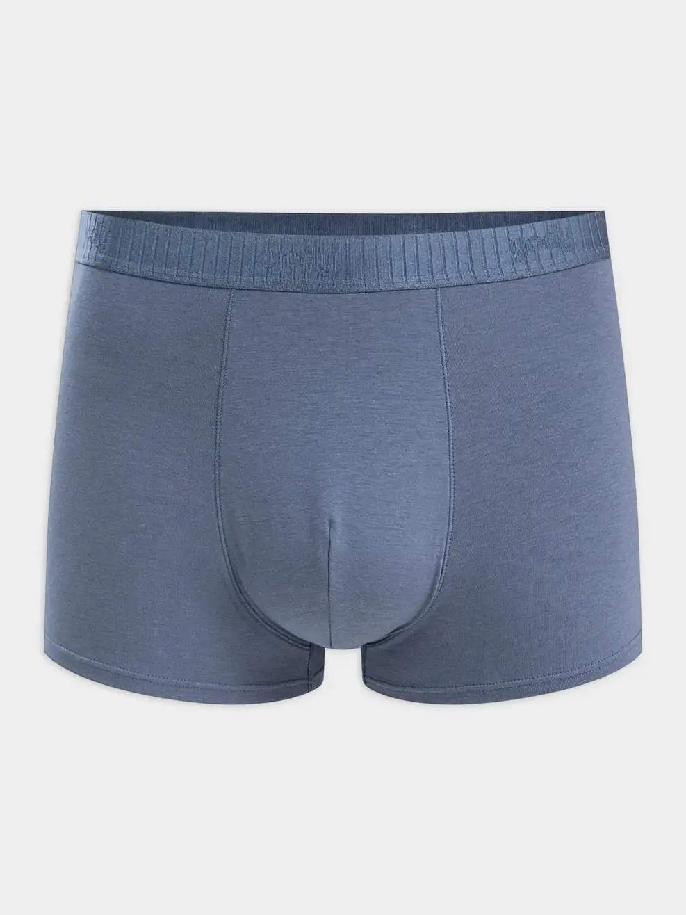 Quần Lót Nam Boxer Phối Cạp Sọc Combo 2 - Ghi Xanh - M