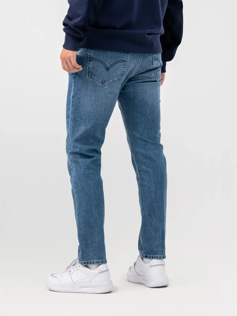 Quần Jean Nam Slim Cotton Dễ Mặc  - Xanh - 28