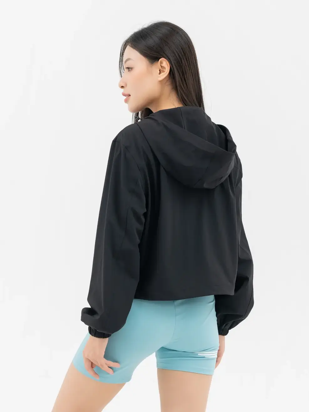 Áo Khoác Thể Thao Nữ Túi Hộp  - Đen - S
