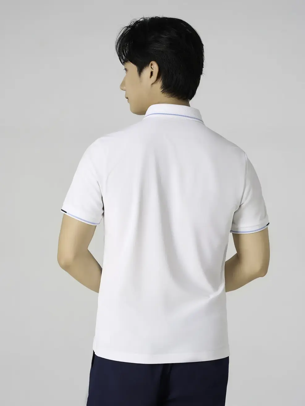 Áo Polo Nam Bo Phối Màu - Trắng 001 - S