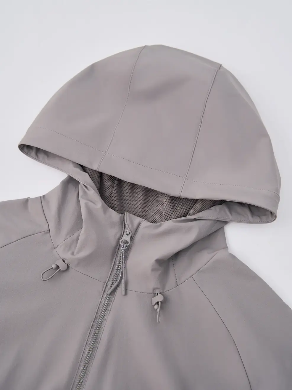 Áo Khoác Gió Co Giãn 4 Chiều - XÁM 111 - M