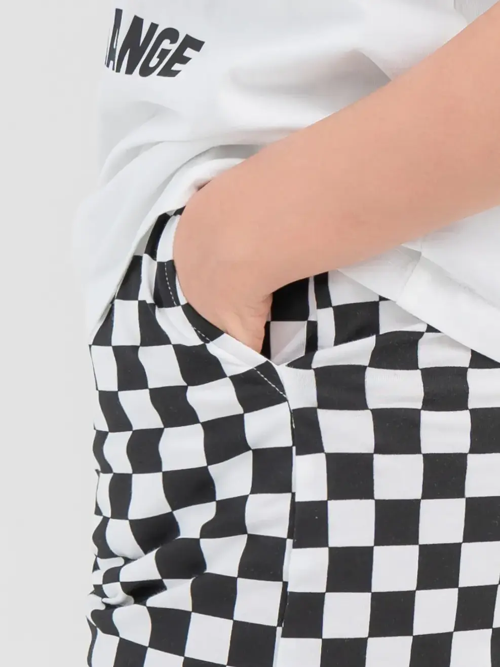 Đồ Bộ Nữ Dáng Rộng In Gấu Caro Cotton Usa - Trắng đen - S