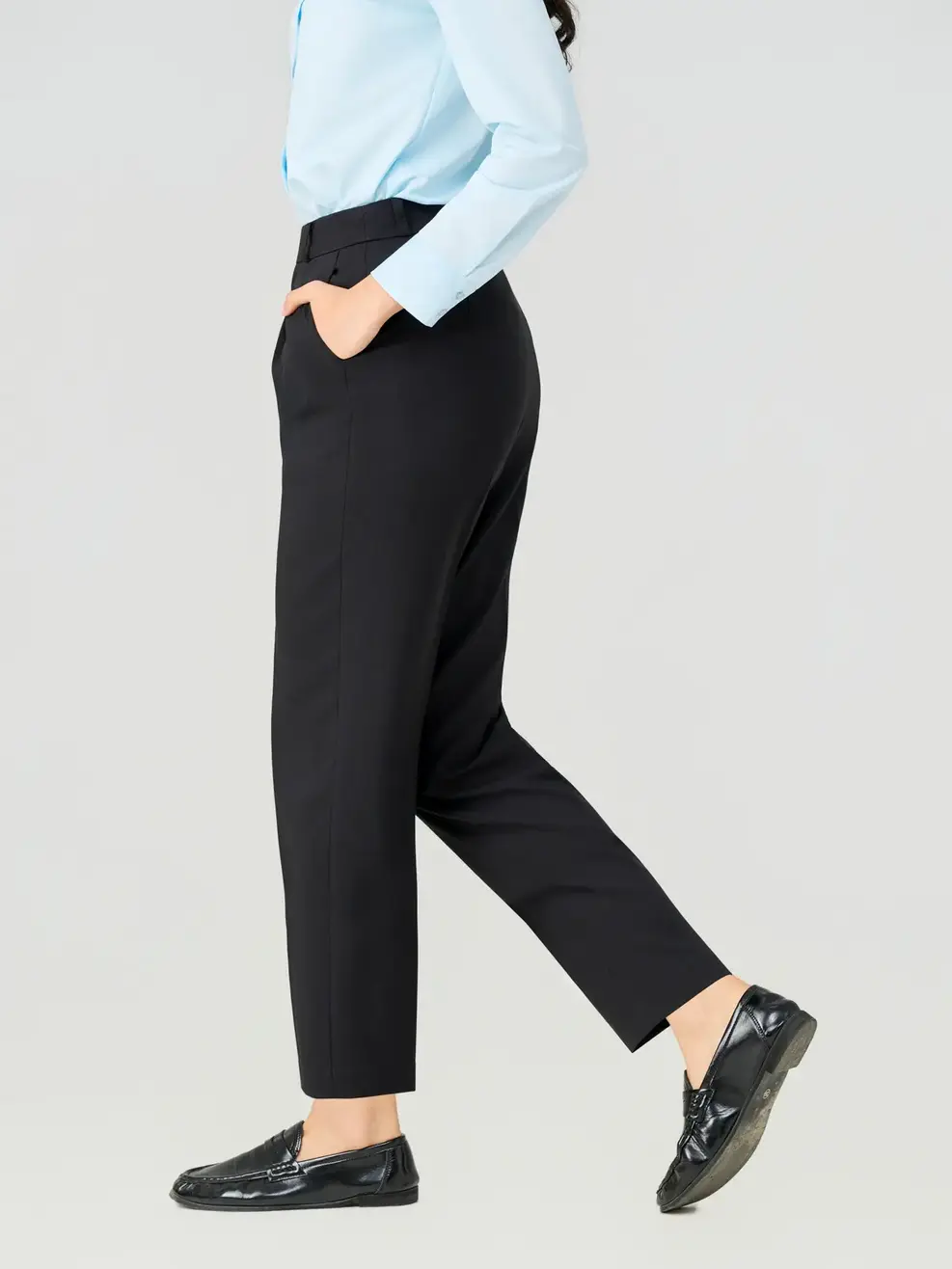 Quần Baggy Essential - Đen 003 - S