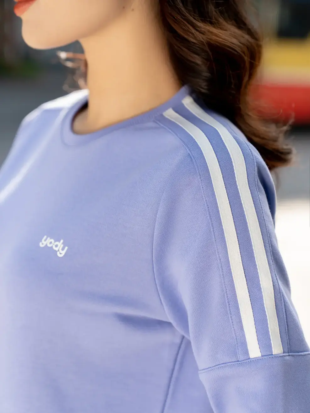 Bộ Đông Nữ In Chữ YODY - Tím - S