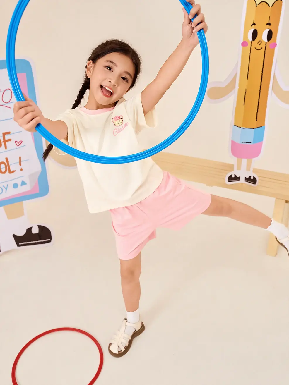 Bộ Đồ Chú gấu classic - Hồng 037 - 104