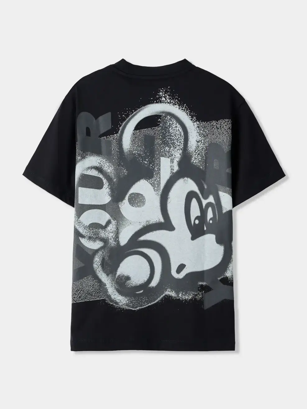 Áo Phông Boxy Mickey Keep Your Cool - Đen 001 - 0