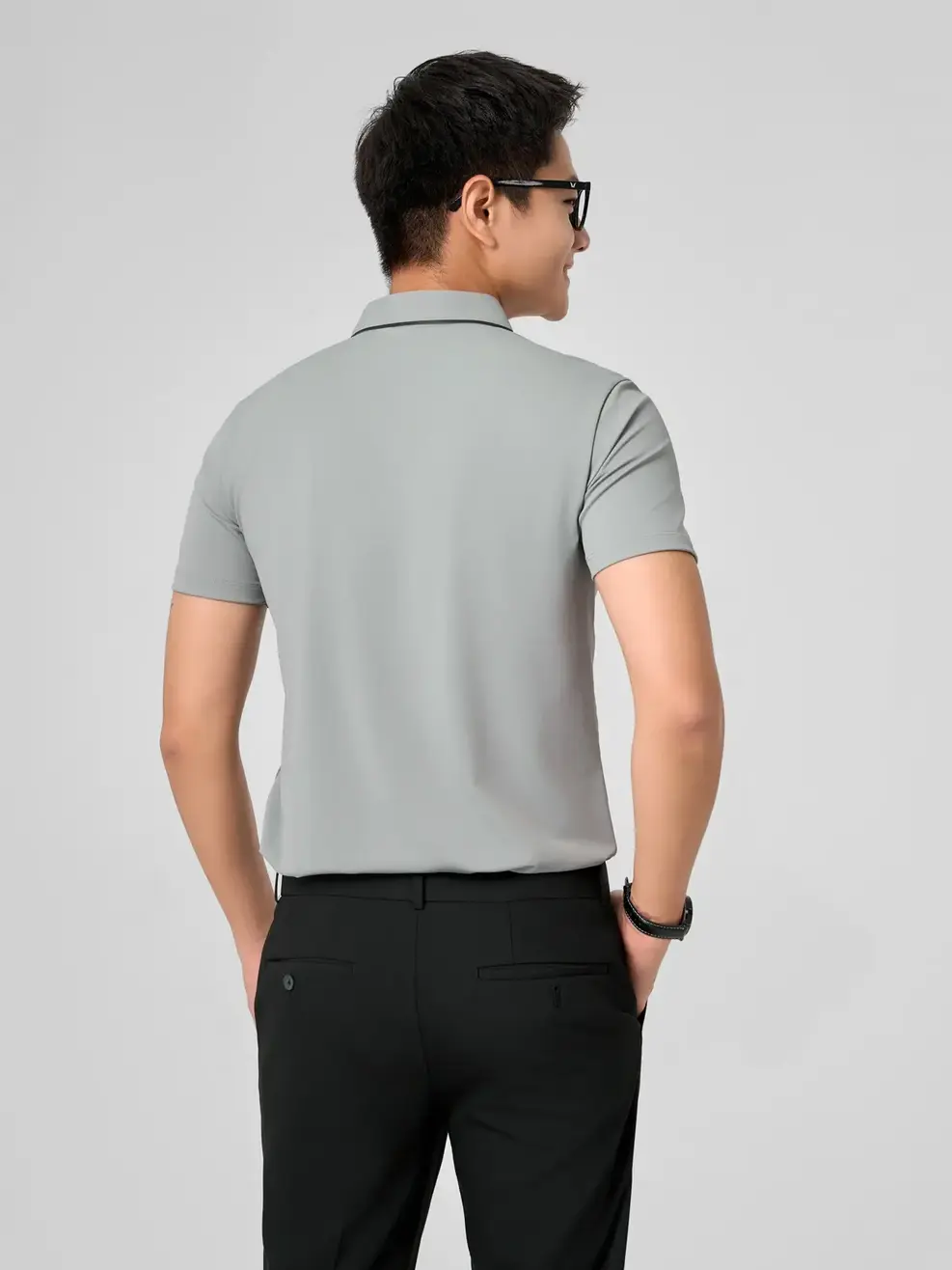 Áo Polo Seamless Tech Training - Xám 011 - L