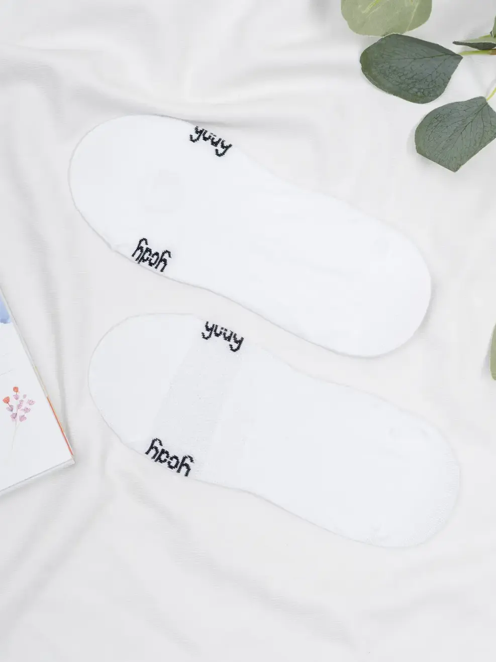 Combo 2 tất nam cổ ngắn bamboo lưới thân trên - Trắng