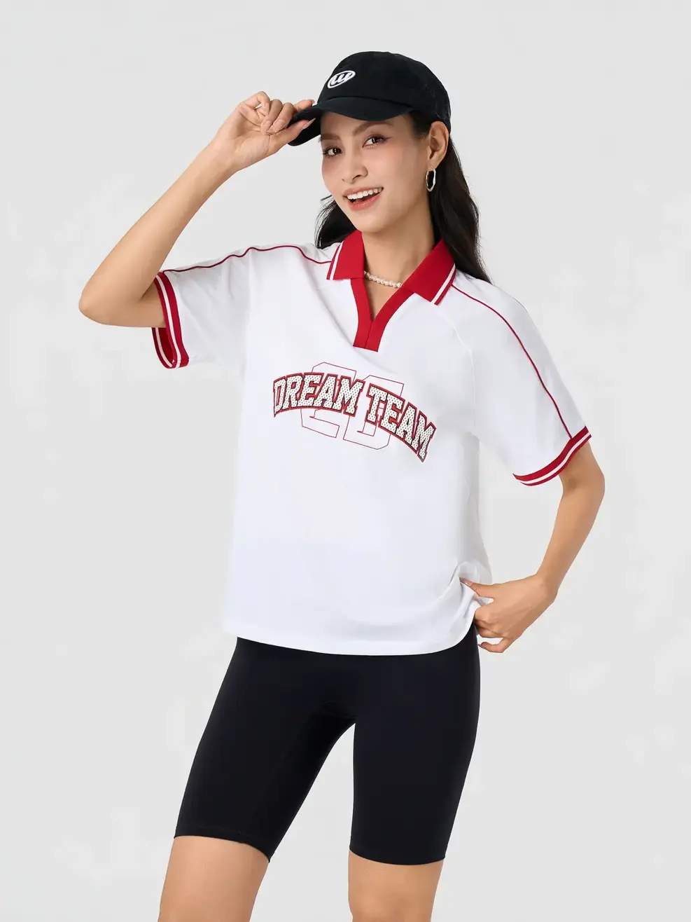 Áo Polo Dream Team - Trắng 001 - S