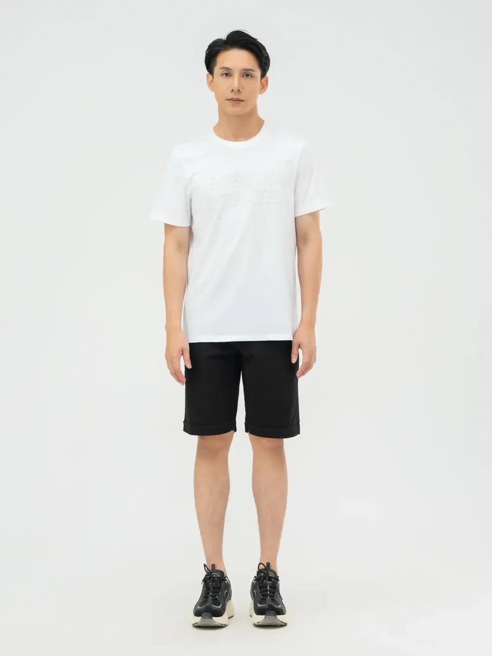 Quần Sooc Nam Gấu Lơ Vê - Đen - 29