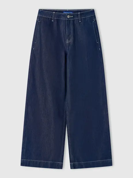 Quần Jeans Nữ Wide Leg Cạp Cao