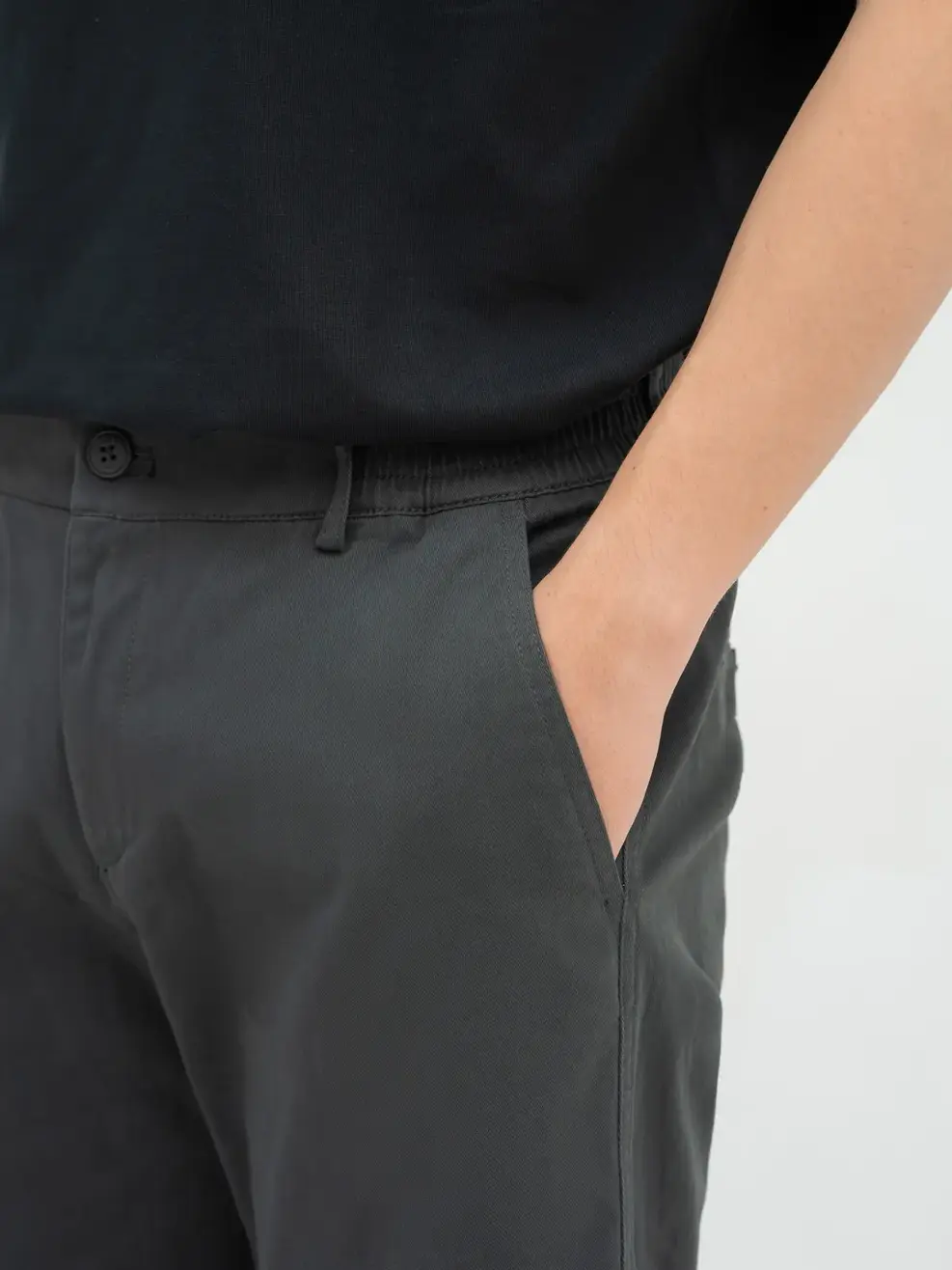 Quần Sooc Nam Chun Cúc - Ghi Đậm - 29