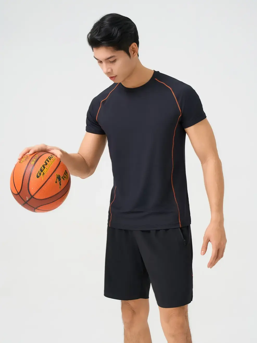 Bộ Đồ Nam Yody Sport Dải Chỉ Nổi Bật - ĐEN 002 - L