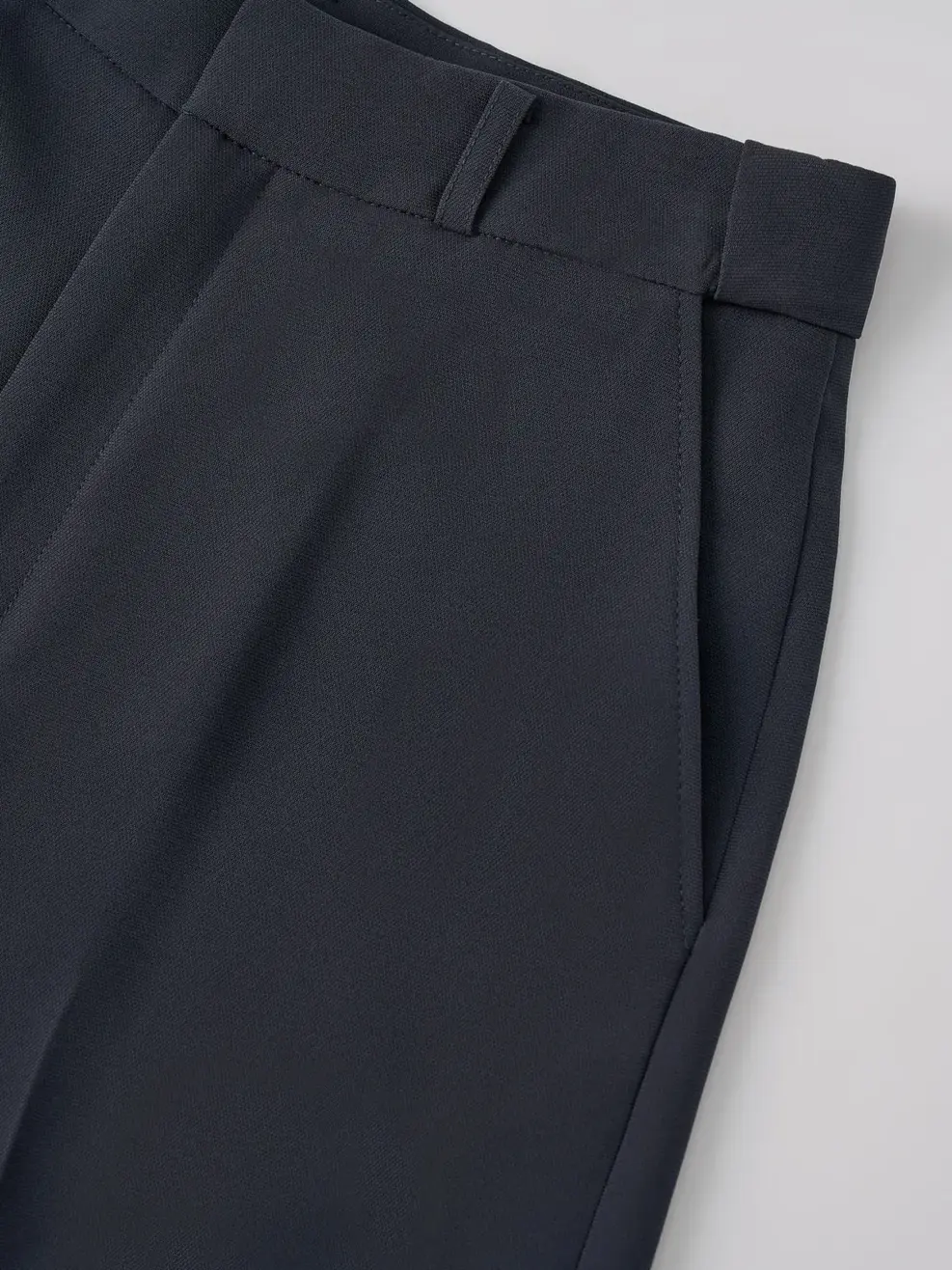 Quần wide leg essential - ĐEN 002 - S
