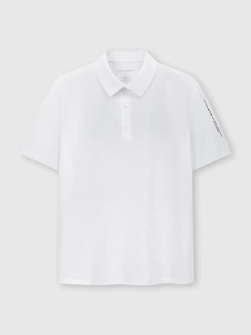Áo Polo Thể Thao Nam Họa Tiết In Tay - White 004 - M