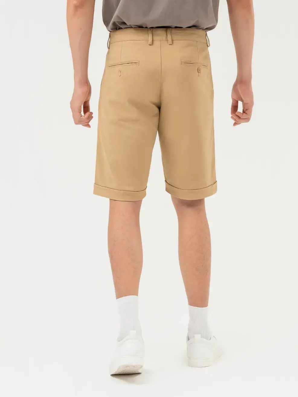 Quần Sooc Nam Gấu Lơ Vê - Vàng cát - 34