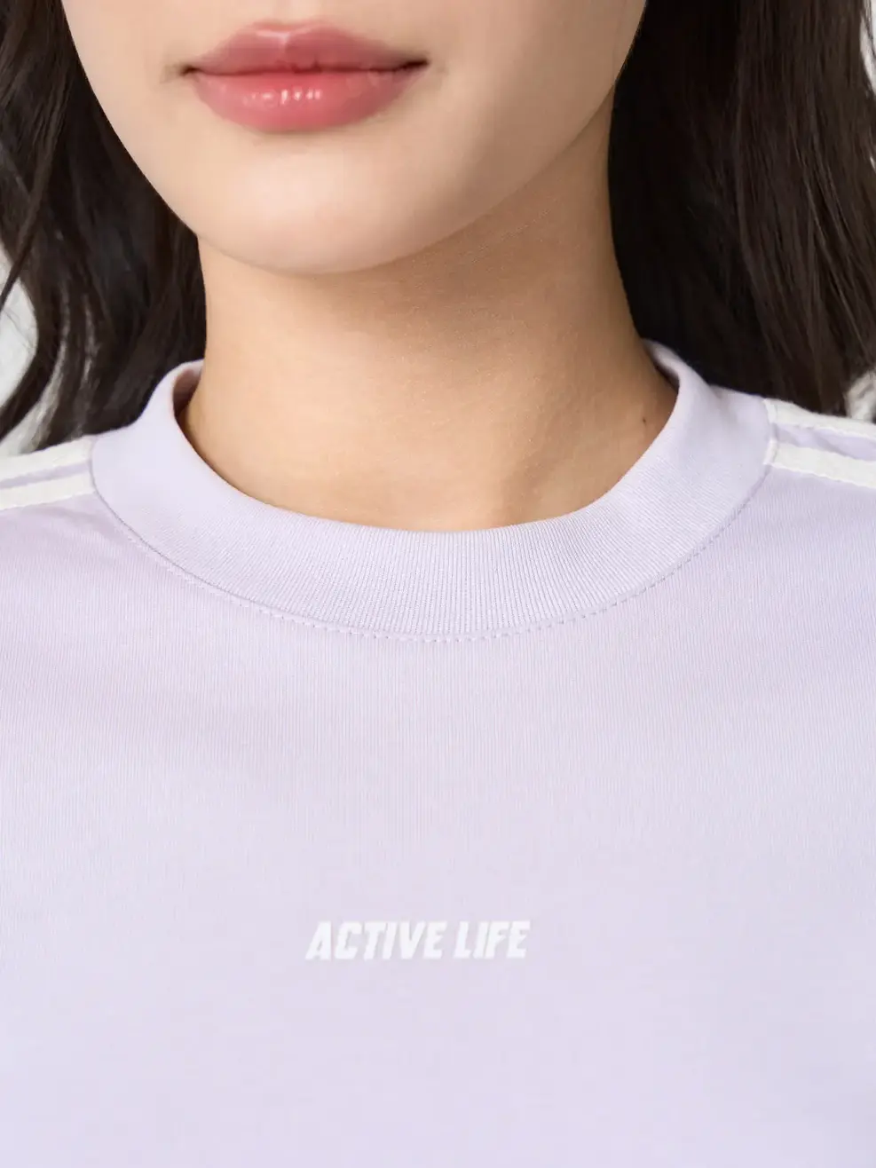 Bộ Đồ Phong Cách Thể Thao Phối Dây Dệt - Màu tím 002 - S