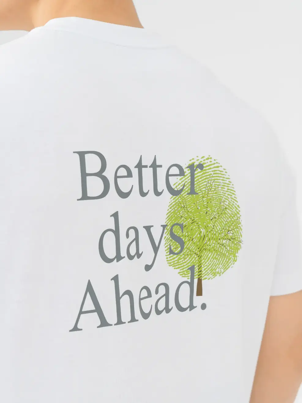 Áo Phông Nam Better Days Ahead - Trắng - M