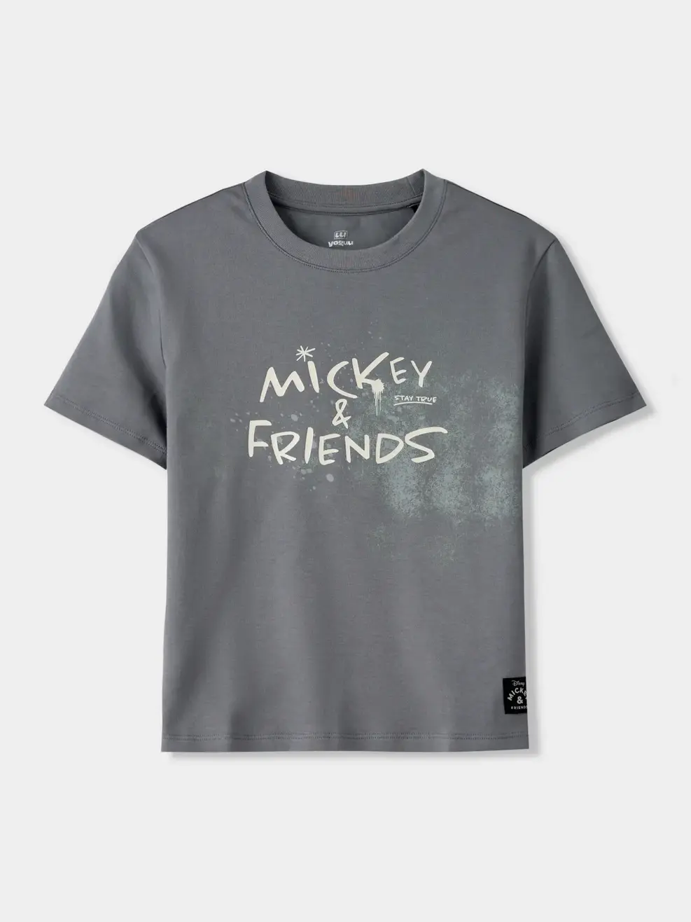 Áo Phông Baby Tee Yoguu Mickey And Friends - Xám 086 - S