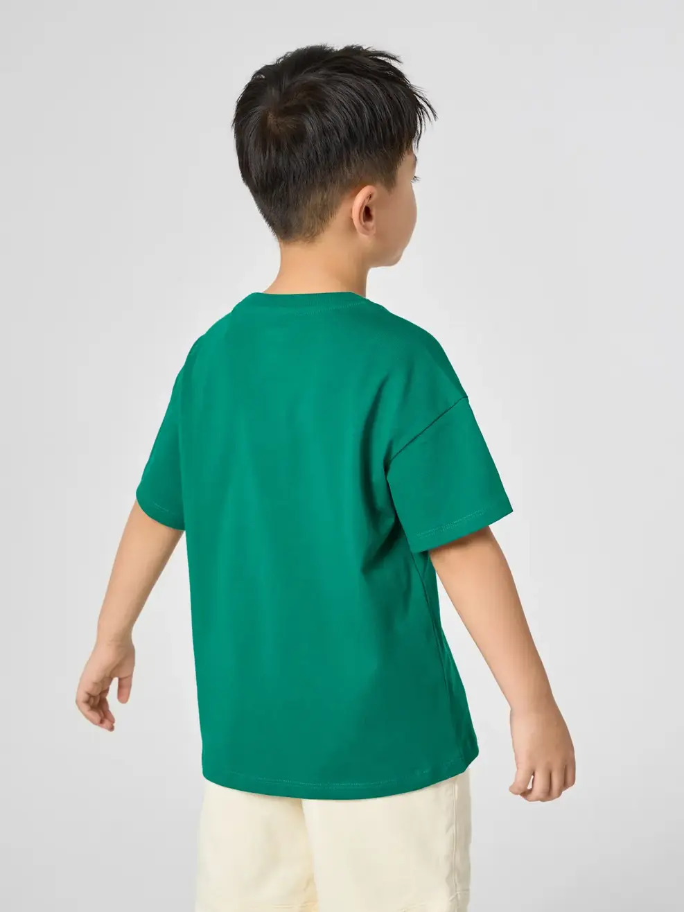 Áo Phông Bé Trai Túi Hộp Có Li - XANH 076 - 2-3