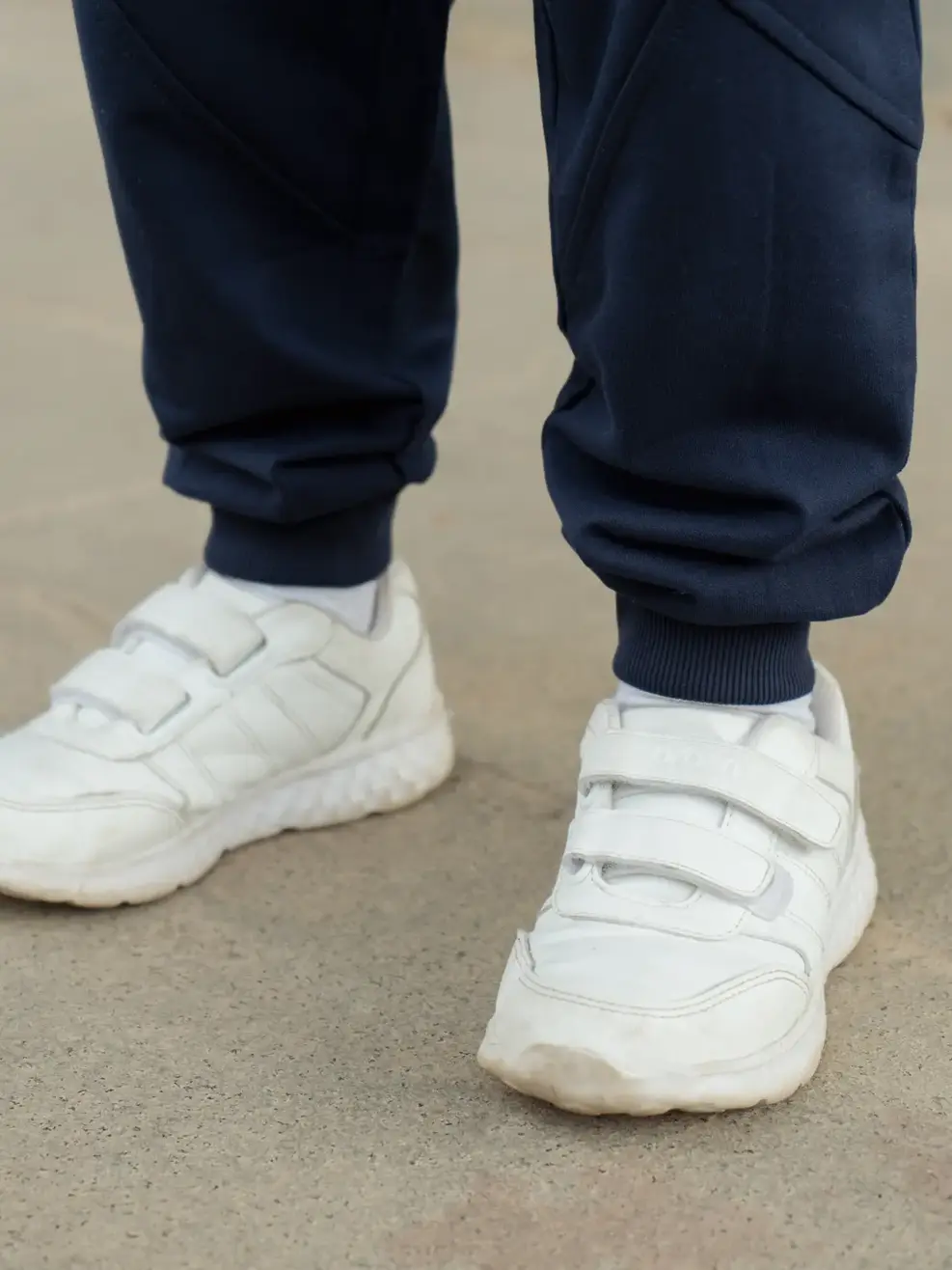 Quần nỉ kid túi khóa - Navy - 2
