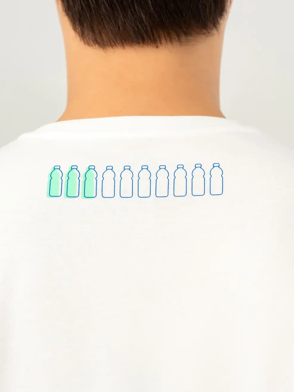 T-shirt Nam  Recycle In Cleanse - Trắng 1 - M