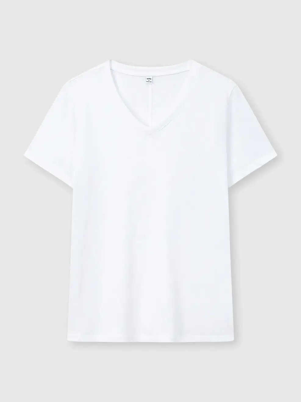 Áo Phông Nữ Regular Cổ Tim - Trắng 001 - S