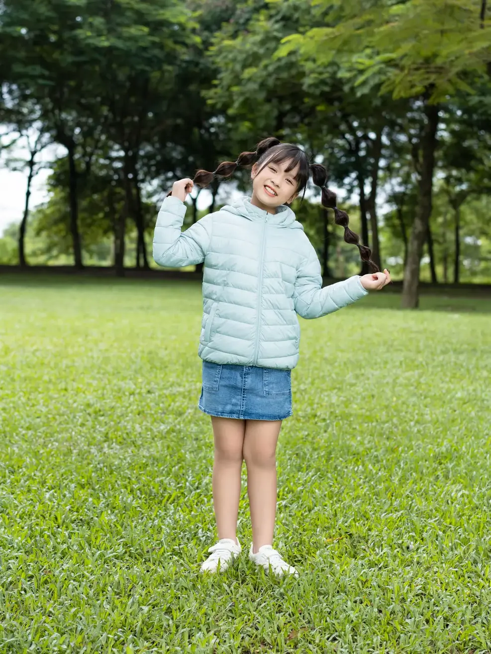 Áo phao trẻ em 3s plus - Xanh bạc hà - 2