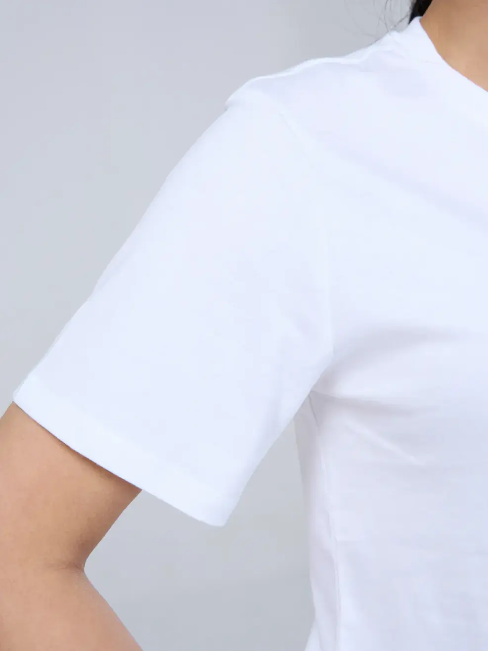 Áo thun nữ in yody basic - Trắng - S