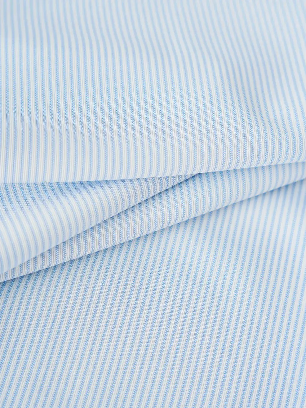 Áo Sơ Mi Tay Dài Nữ Knit Suông Kẻ (smn7176) - Kẻ Xanh Da Trời 191 - S