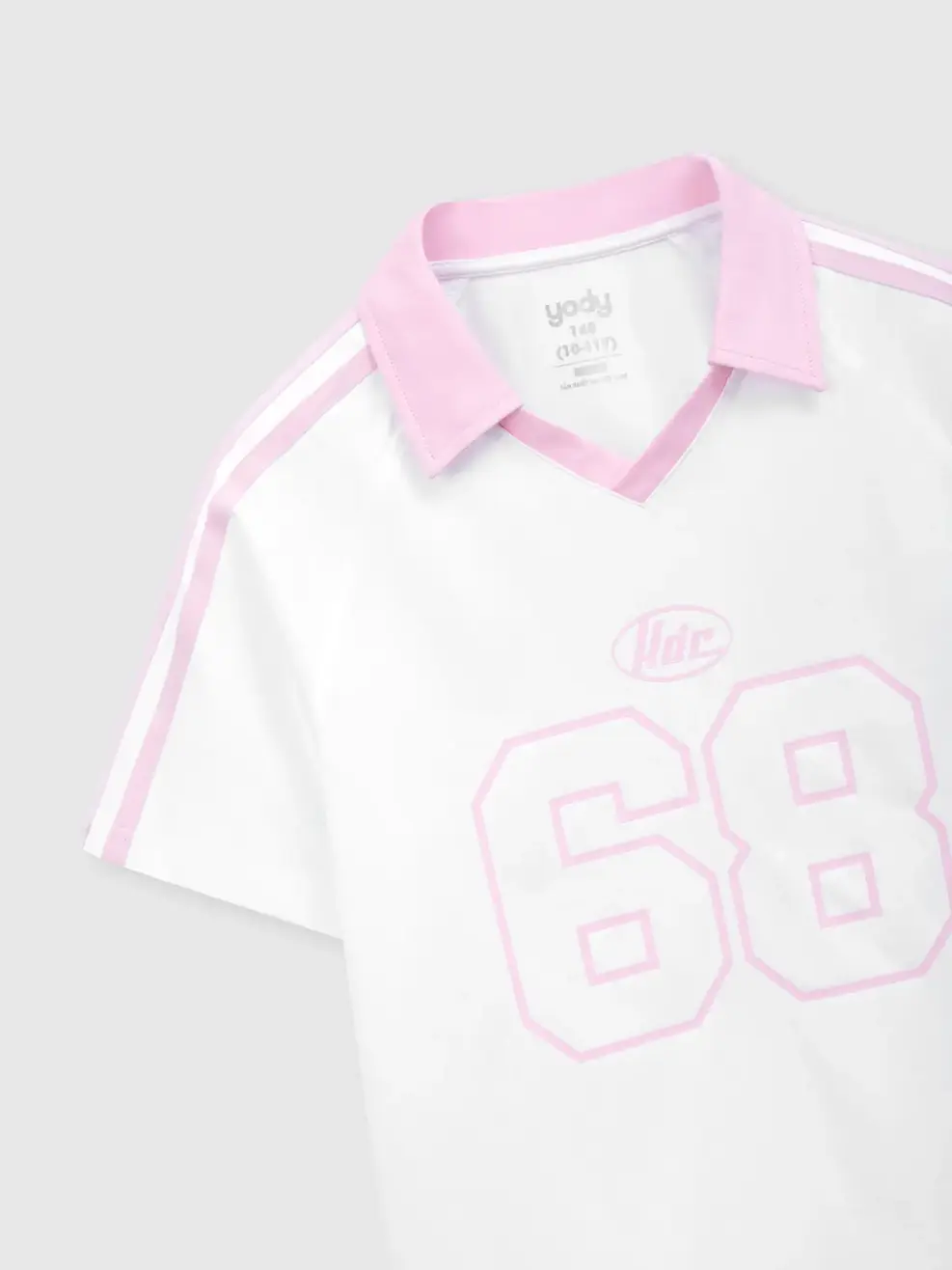 Áo Polo Teen Form Relax Tay Raglan - Trắng 001 - 140
