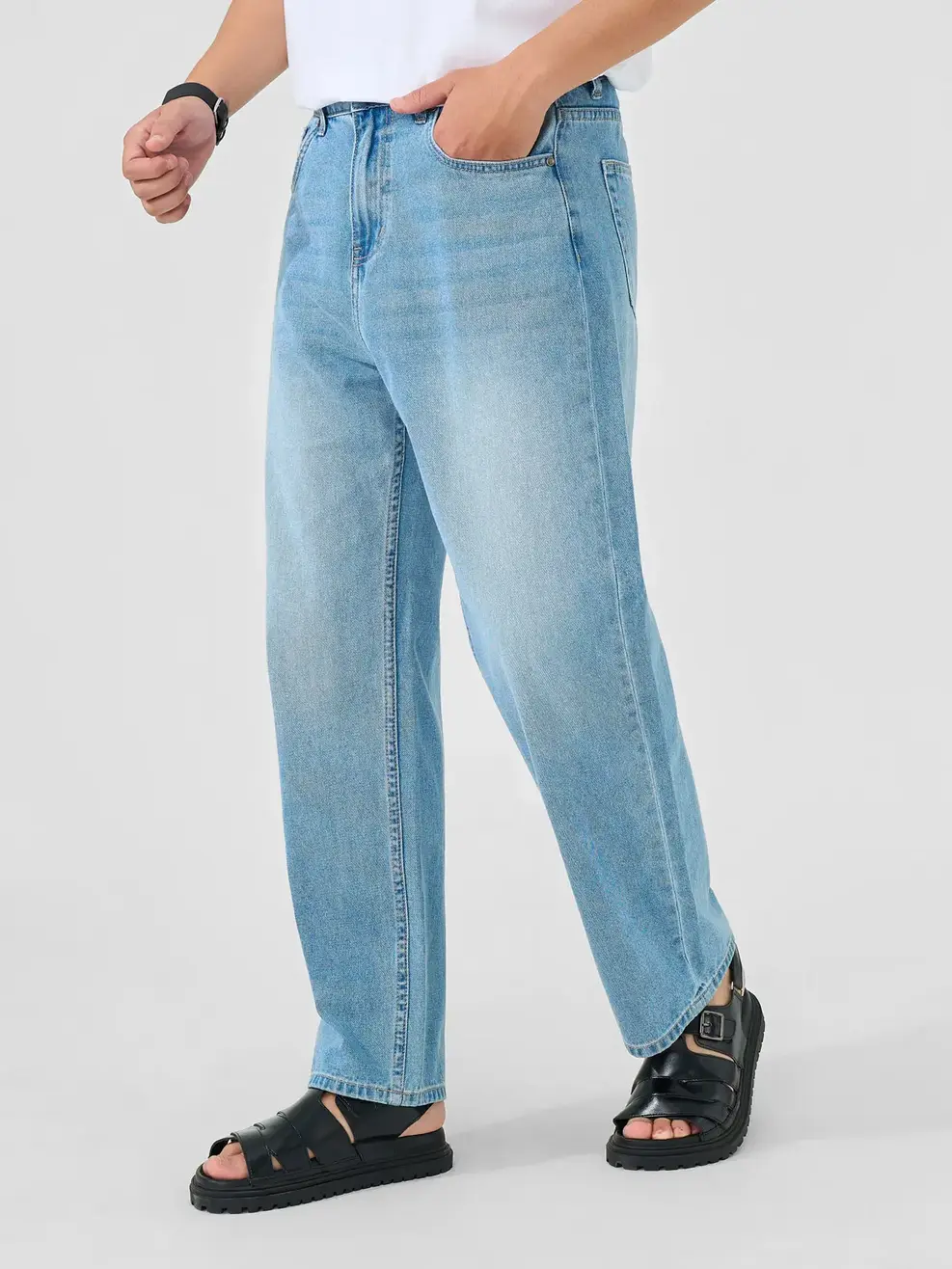 Quần Jeans Nam Straight Denim – Urban Indigo - Màu chàm 003 - 32