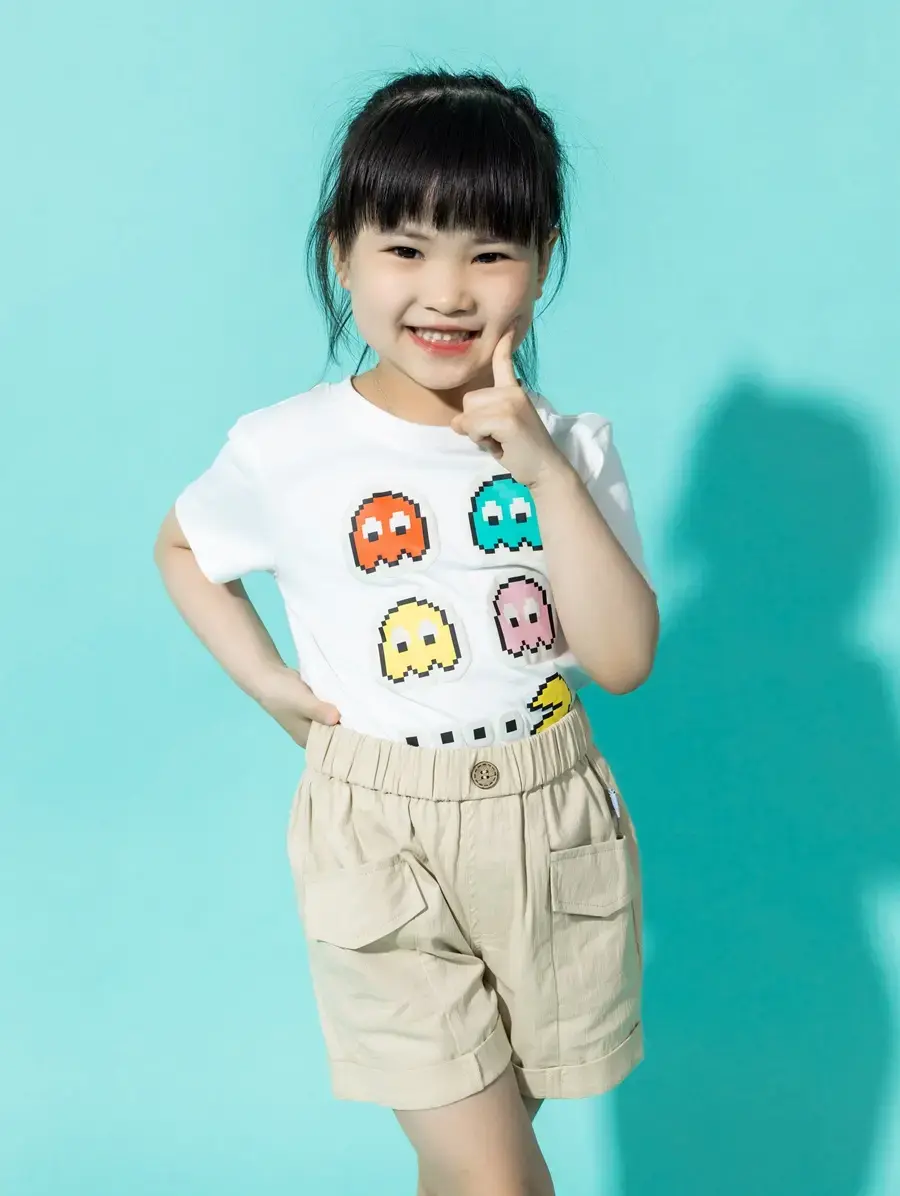 Quần sooc kid túi ốp nắp giả - Be - 6