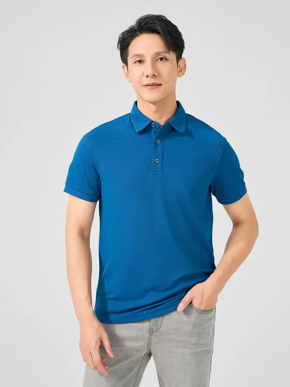 Polo Nam Bổ Thân  - Cổ Vịt. - M