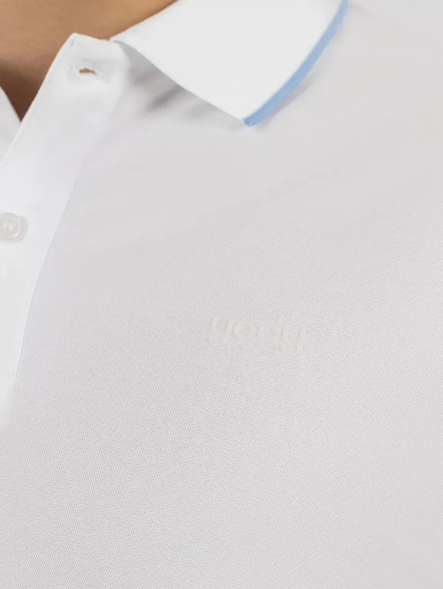 Áo Polo Nam Pique Gia Đình - Trắng - M