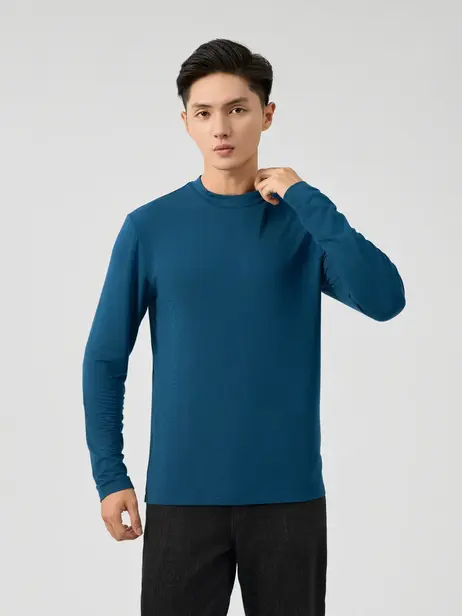 Áo Thun Đông Nam Giữ Nhiệt Cổ 3cm