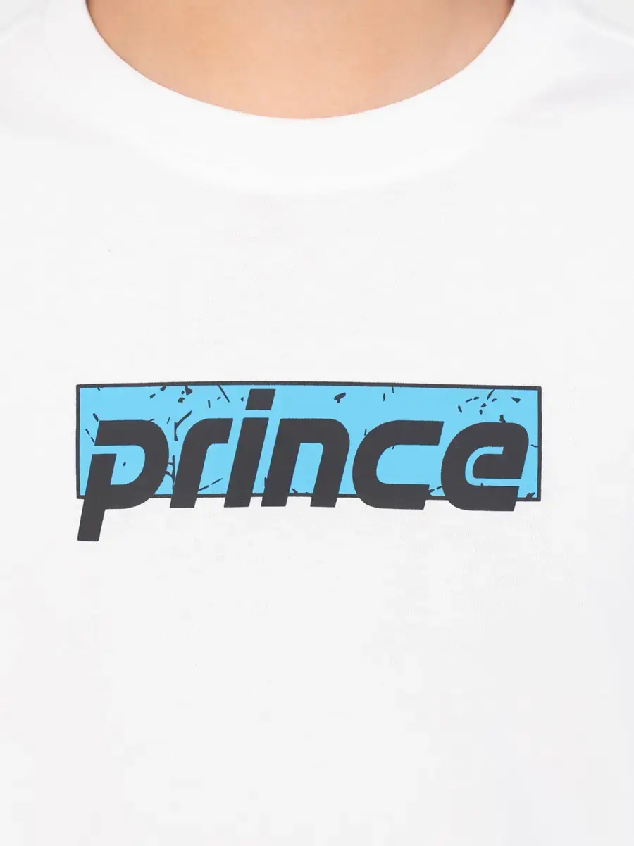 T-shirt Kid Lớn In Prince - Trắng phối đỏ - 10