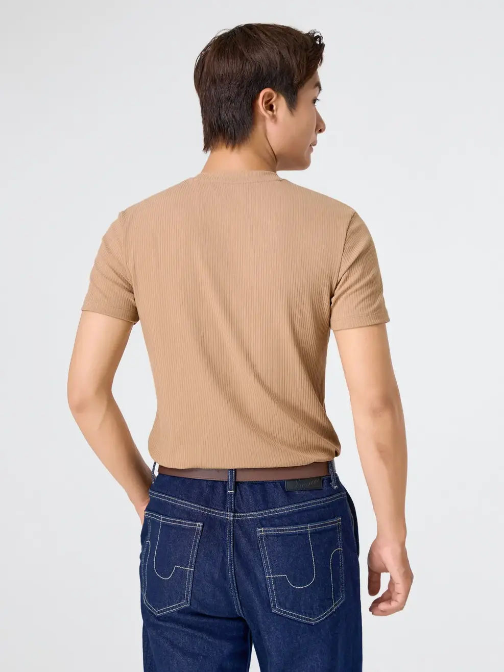 Áo Phông Nam Rip Tăm -  Nâu 205 - L