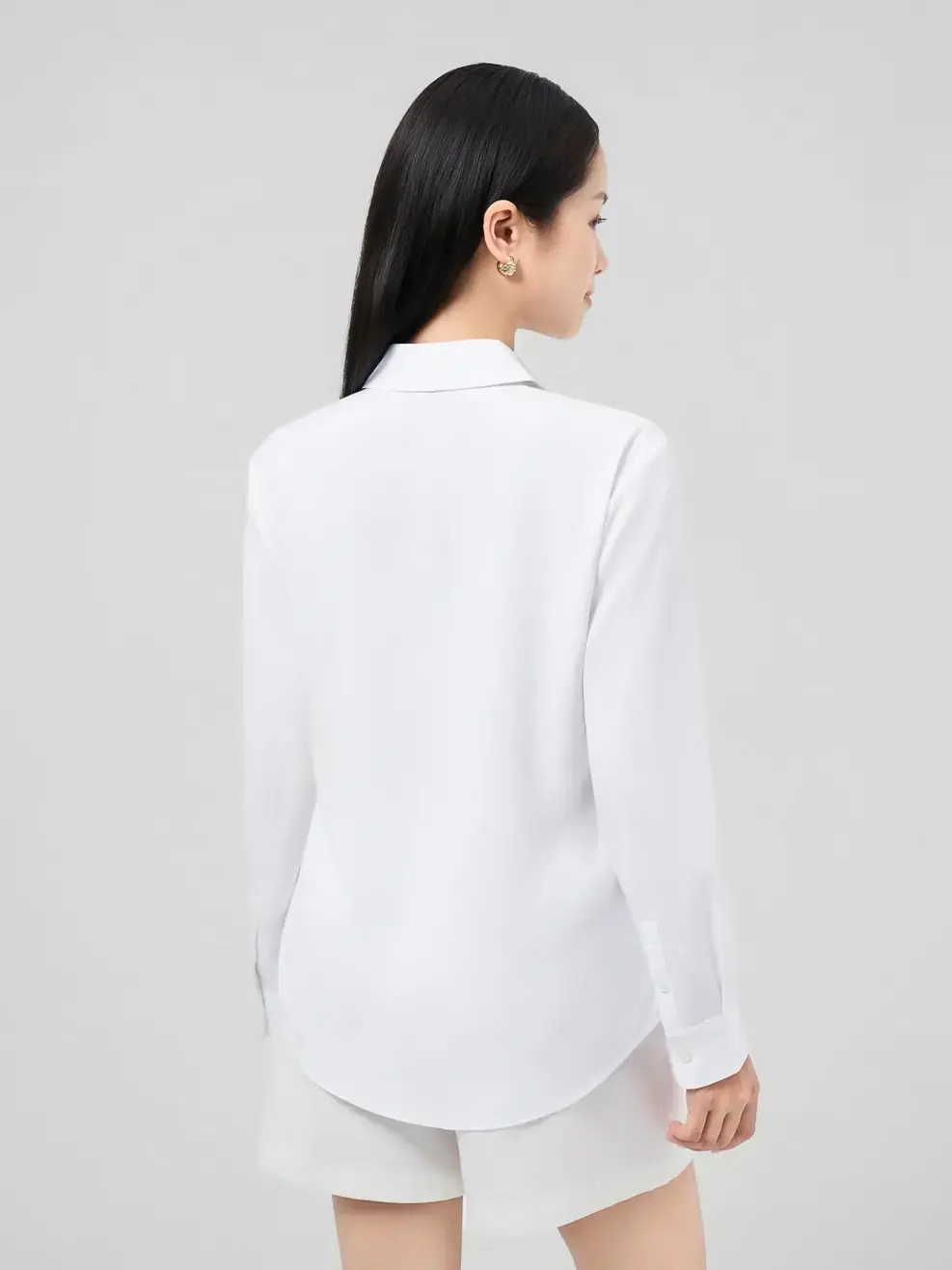 Áo Sơ-mi NANO REGULAR ESSENTIAL - Trắng 001 - S