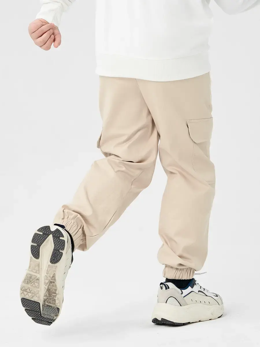 Quần Dài Trẻ Em Kaki Can Ống - Be - 10