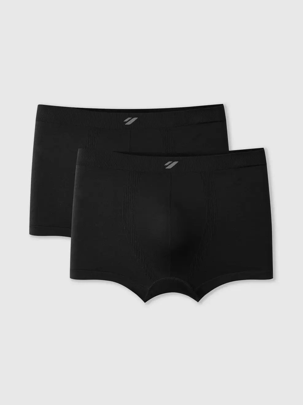 Quần Lót Nam Boxer Dệt Liền Combo 2 - ĐEN 002 - M