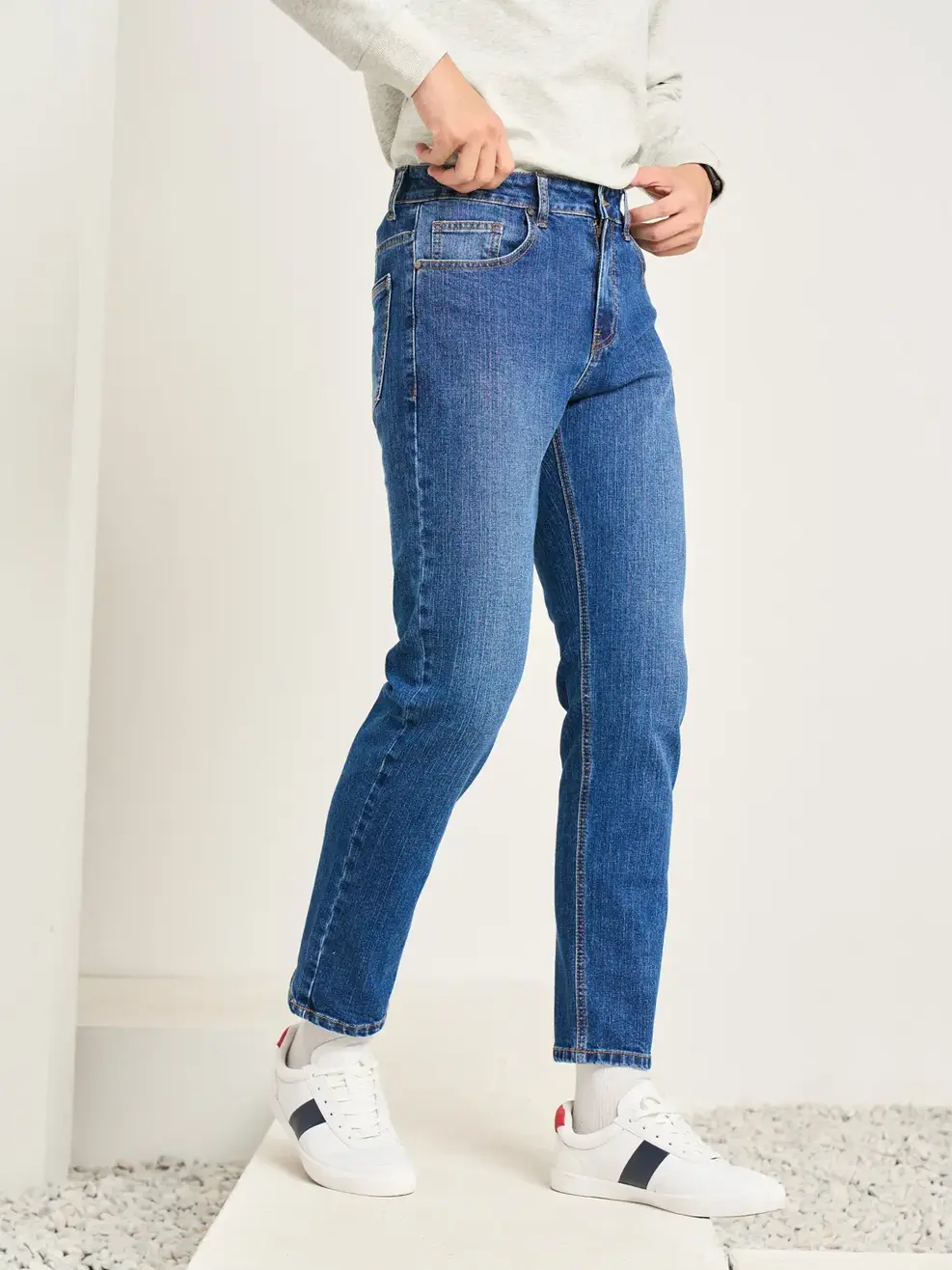 Quần Jeans Nam Slim Cotton Usa 79 - Xanh - 28