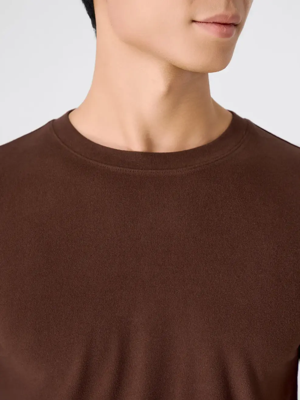 Áo Body Giữ Nhiệt Nam Cổ Tròn - Nâu 121 - M