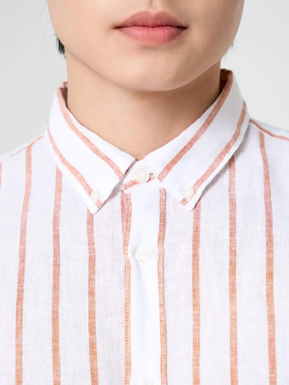 Áo Sơ Mi Nam Dài Tay Kẻ Sọc - Kẻ nâu 103 - M