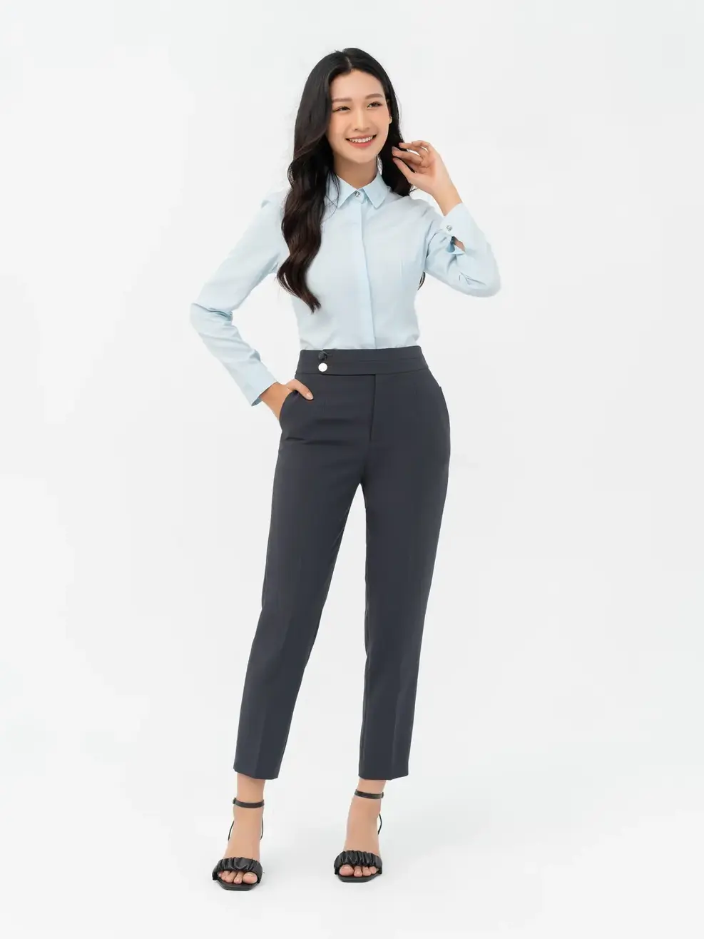 Quần Âu Nữ - Chì . - S