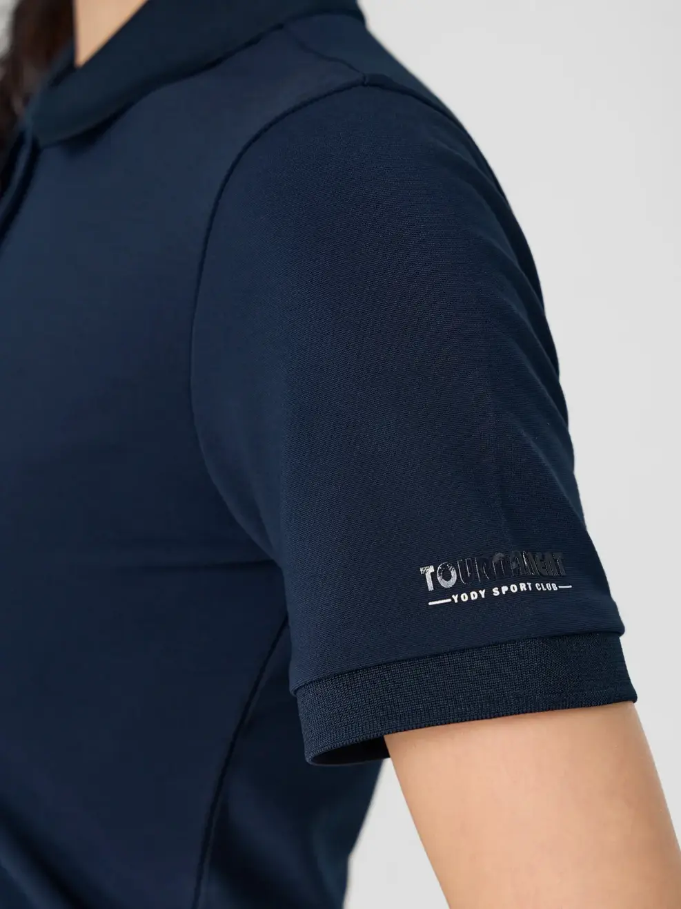 Polo Nữ Yody Sport Run For Health - Tím than - S