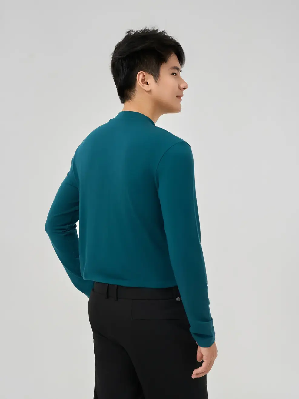 Áo Body Nam Giữ Nhiệt Cổ 3cm - Xanh Lá 028 - M