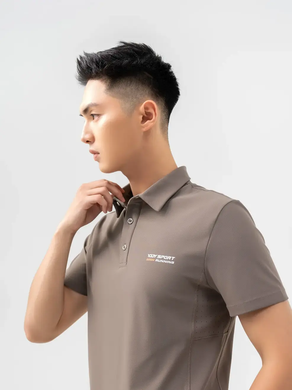 Polo Thể Thao Nam Thông Minh - Nâu - M