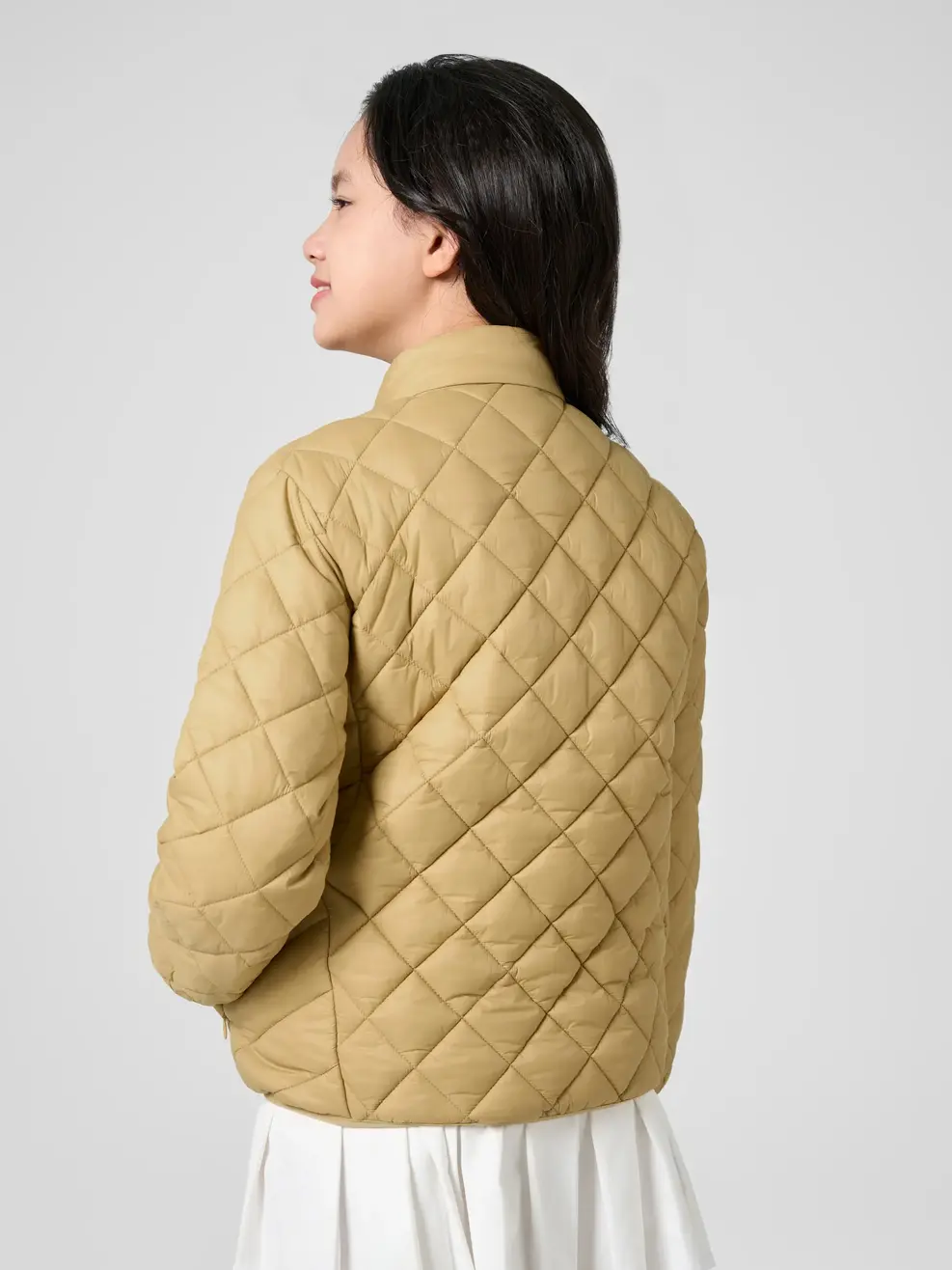 Áo Phao Kid Trần Trám Siêu Ấm - Vàng cát - 8-9