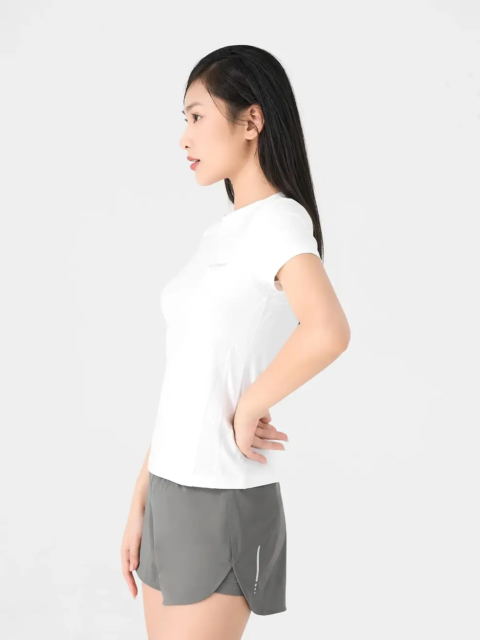 T-shirt Nữ Yody Sport - Trắng - XL
